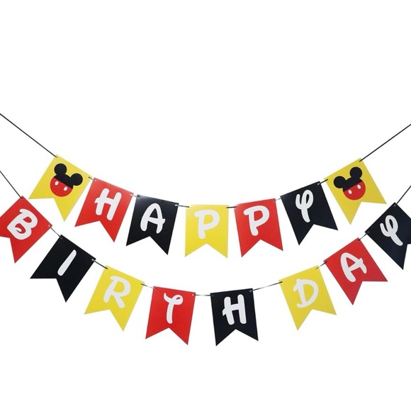 Mickey Mouse Themed Birthday Party Supplies Set - Picture 2 of 9